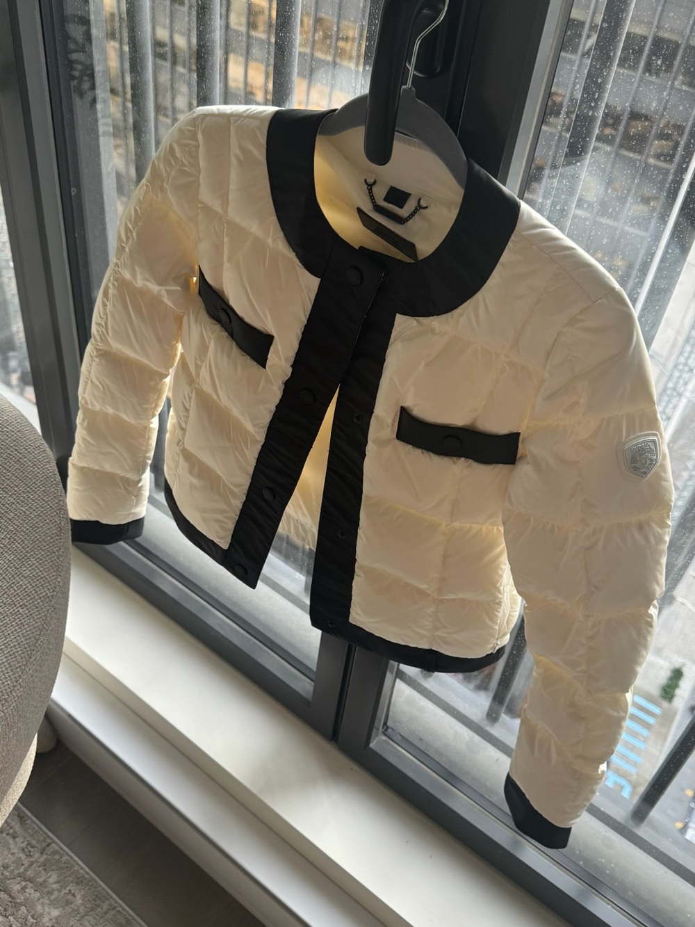 Rudsak Black & White Quilted Jacket